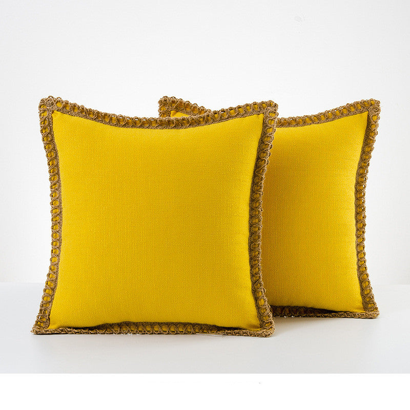 Home Hemp Rope Wrapped
Middle Hemp Pillow Case