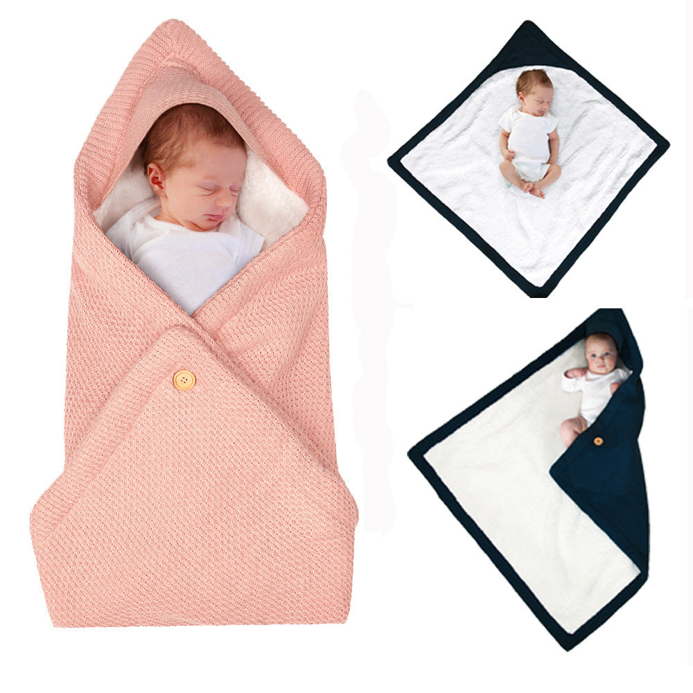Multi-Purpose Thick Knitted Stroller Sleeping Bag