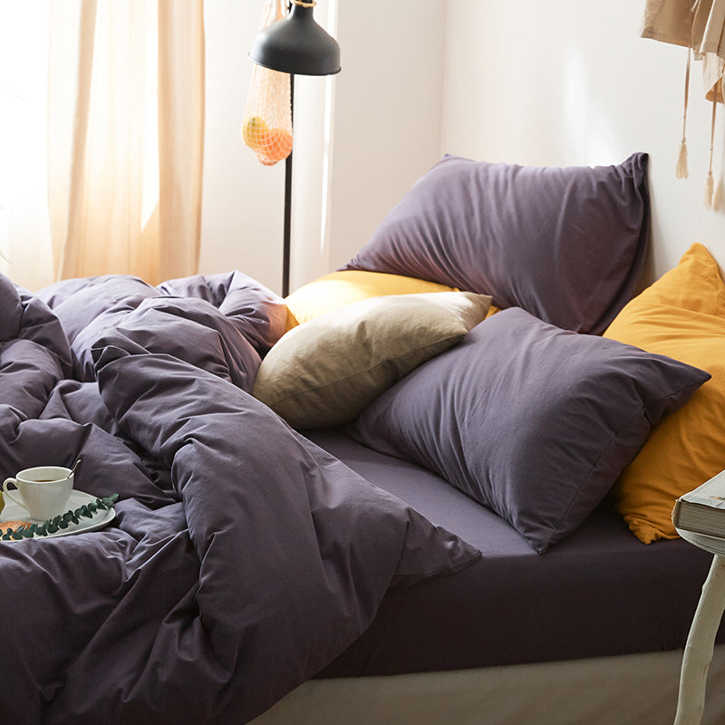 Denim Four Piece Soft Pure Cotton Quilt Cover