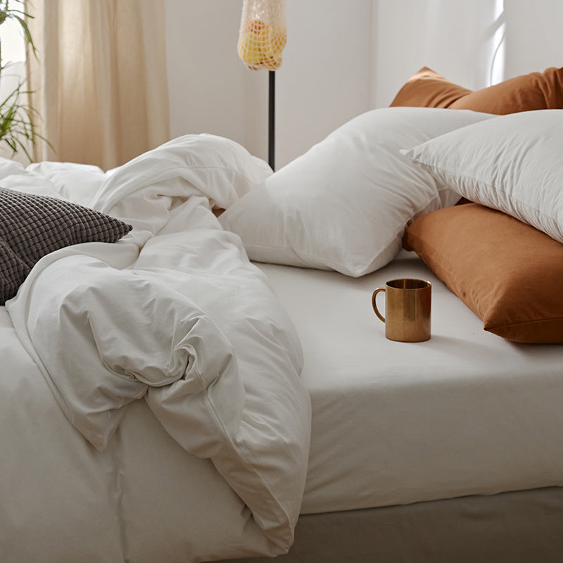 Denim Four Piece Soft Pure Cotton Quilt Cover