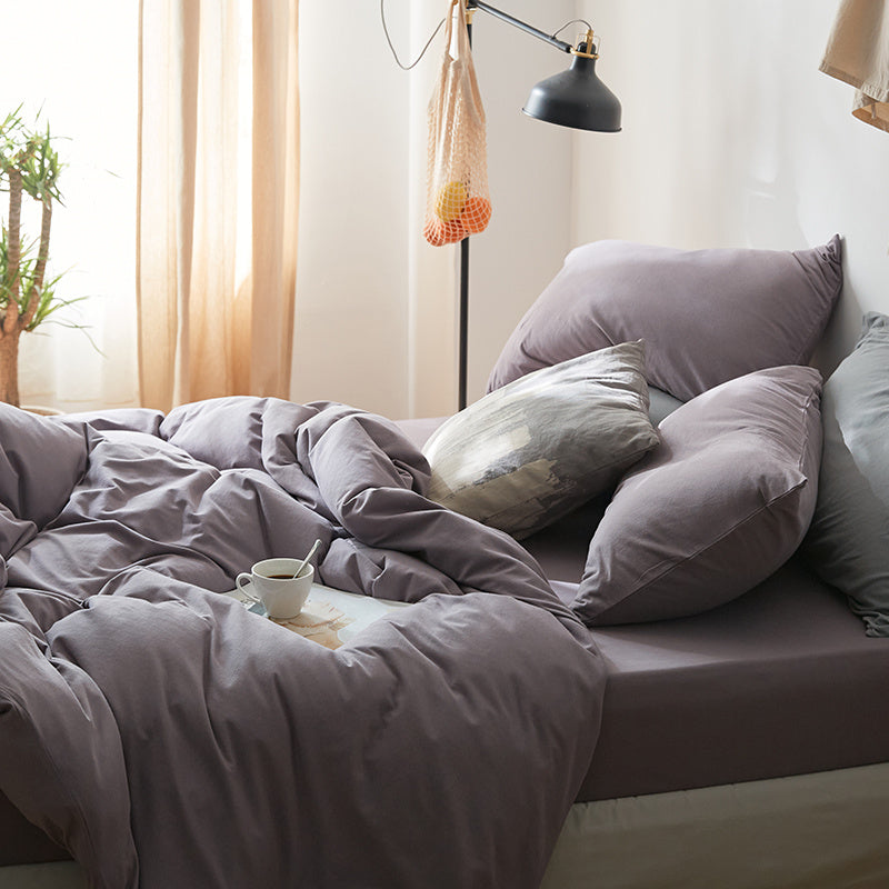 Denim Four Piece Soft Pure Cotton Quilt Cover