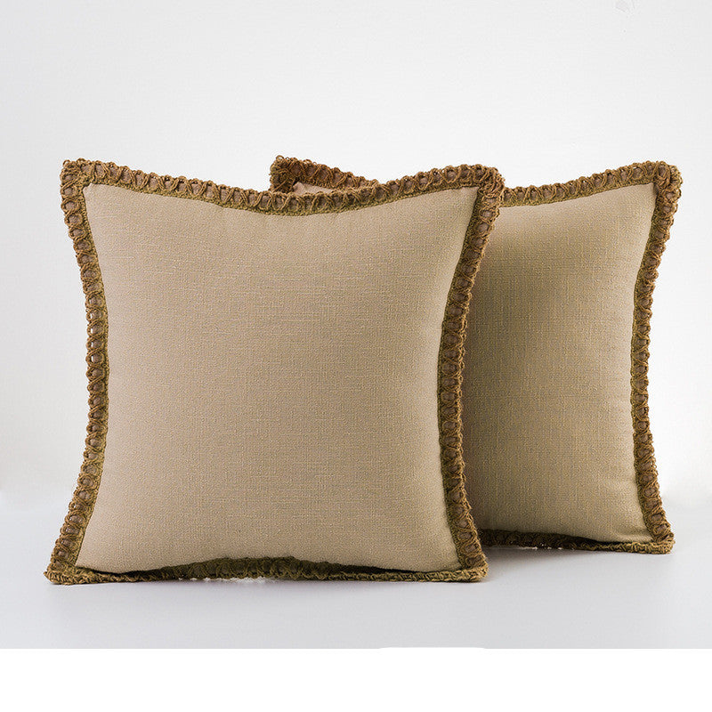Home Hemp Rope Wrapped
Middle Hemp Pillow Case