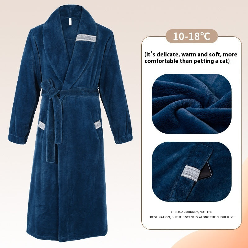 Winter Fleece Lining Plus Size Milk Fiber Homewear