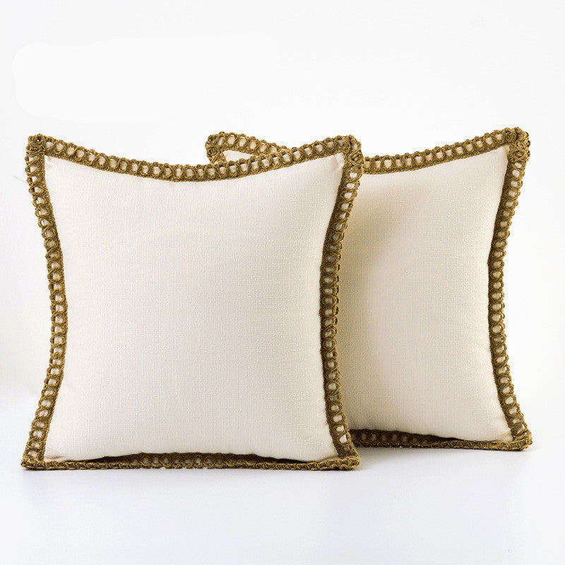 Home Hemp Rope Wrapped
Middle Hemp Pillow Case