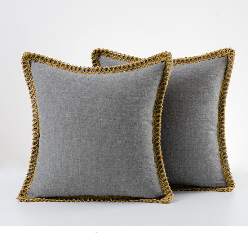 Home Hemp Rope Wrapped
Middle Hemp Pillow Case