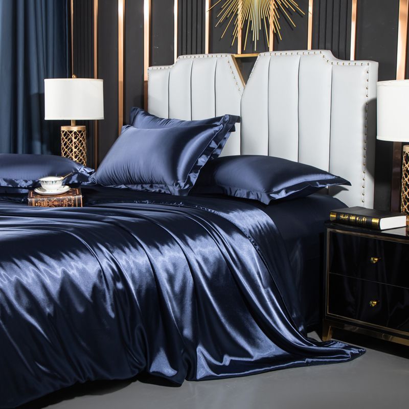 Washed Silk Bed Sheet Four-piece
Bedding Set