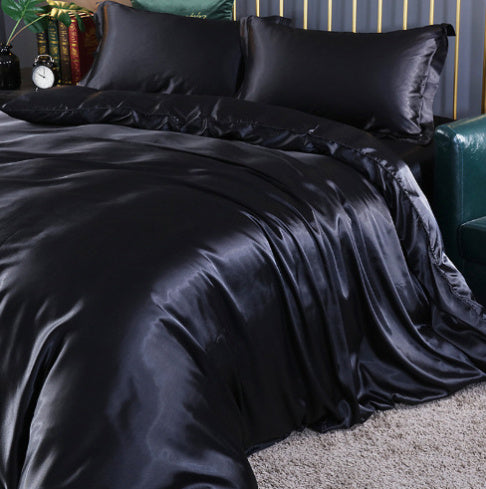 Silkworm Silk Satin Bed Sheet Quilt Cover