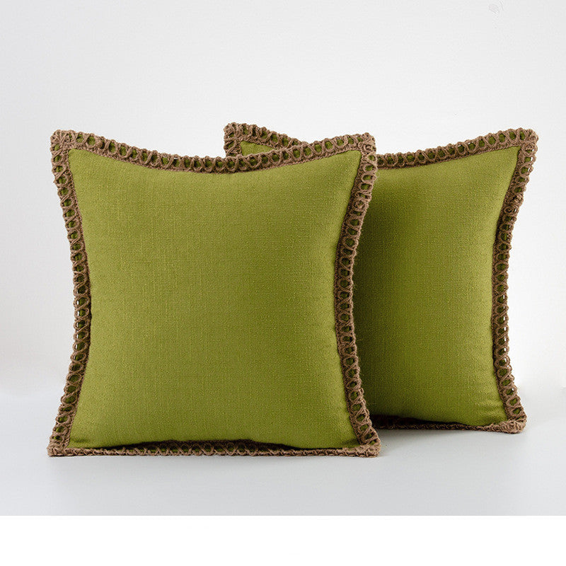 Home Hemp Rope Wrapped
Middle Hemp Pillow Case