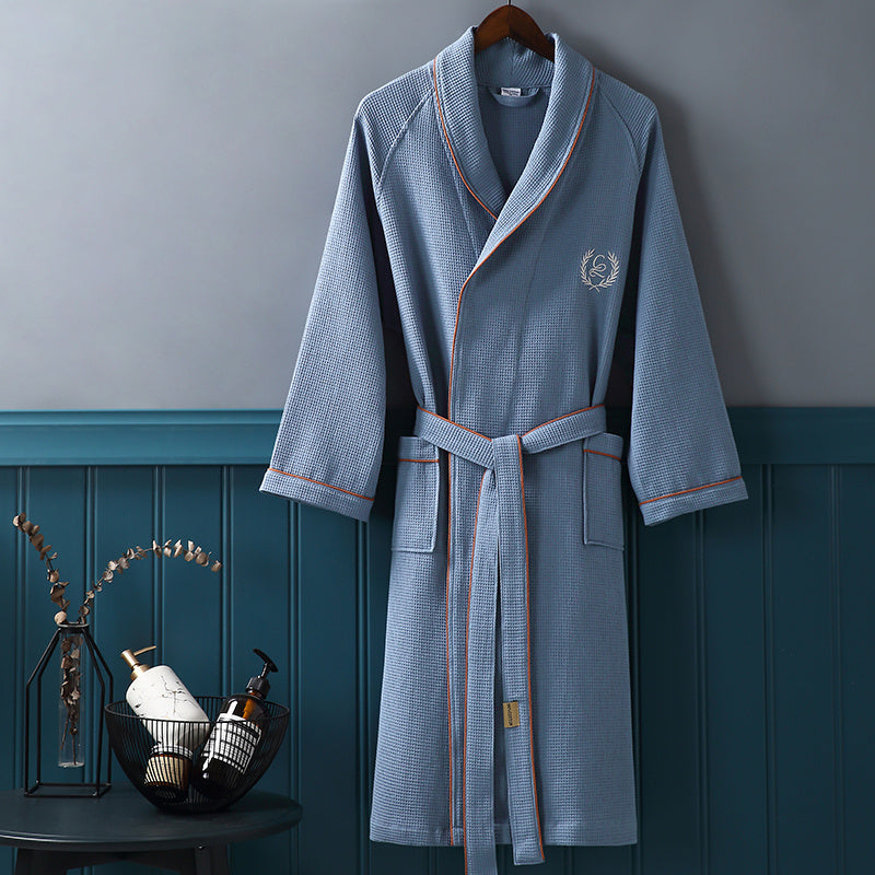 Quick-drying Men's Women's Long Bathrobe