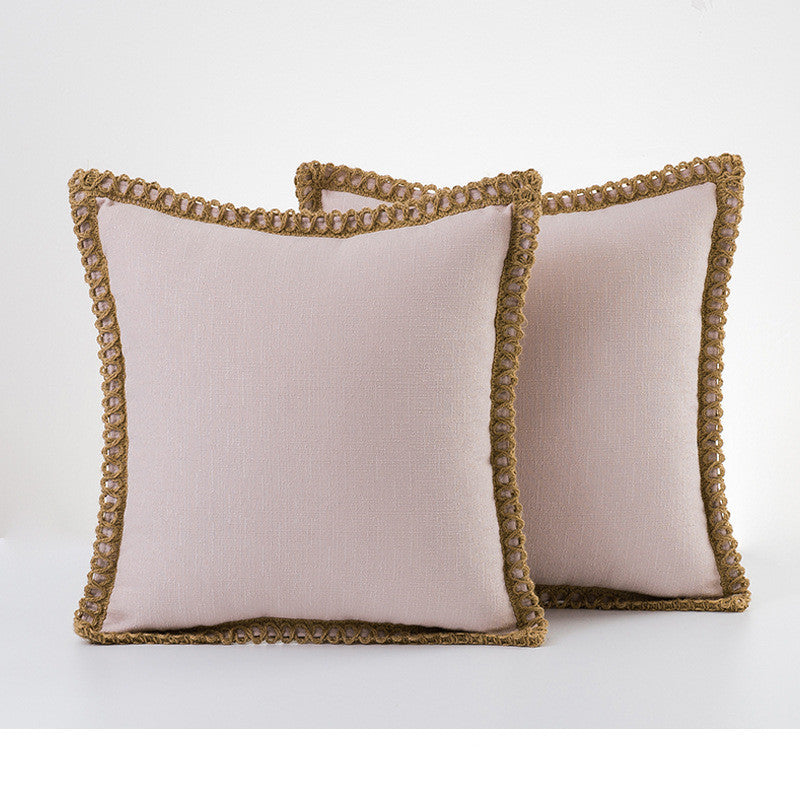Home Hemp Rope Wrapped
Middle Hemp Pillow Case