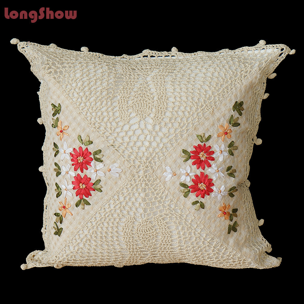 Cotton Pillow Case
Satin Embroidered Cushion