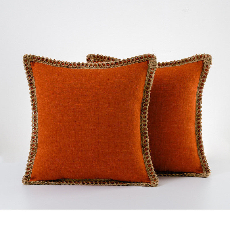 Home Hemp Rope Wrapped
Middle Hemp Pillow Case