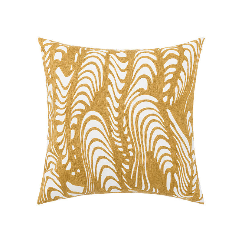 Sofa Seat Pillow Cover
Cotton Chain Embroidered Lumbar