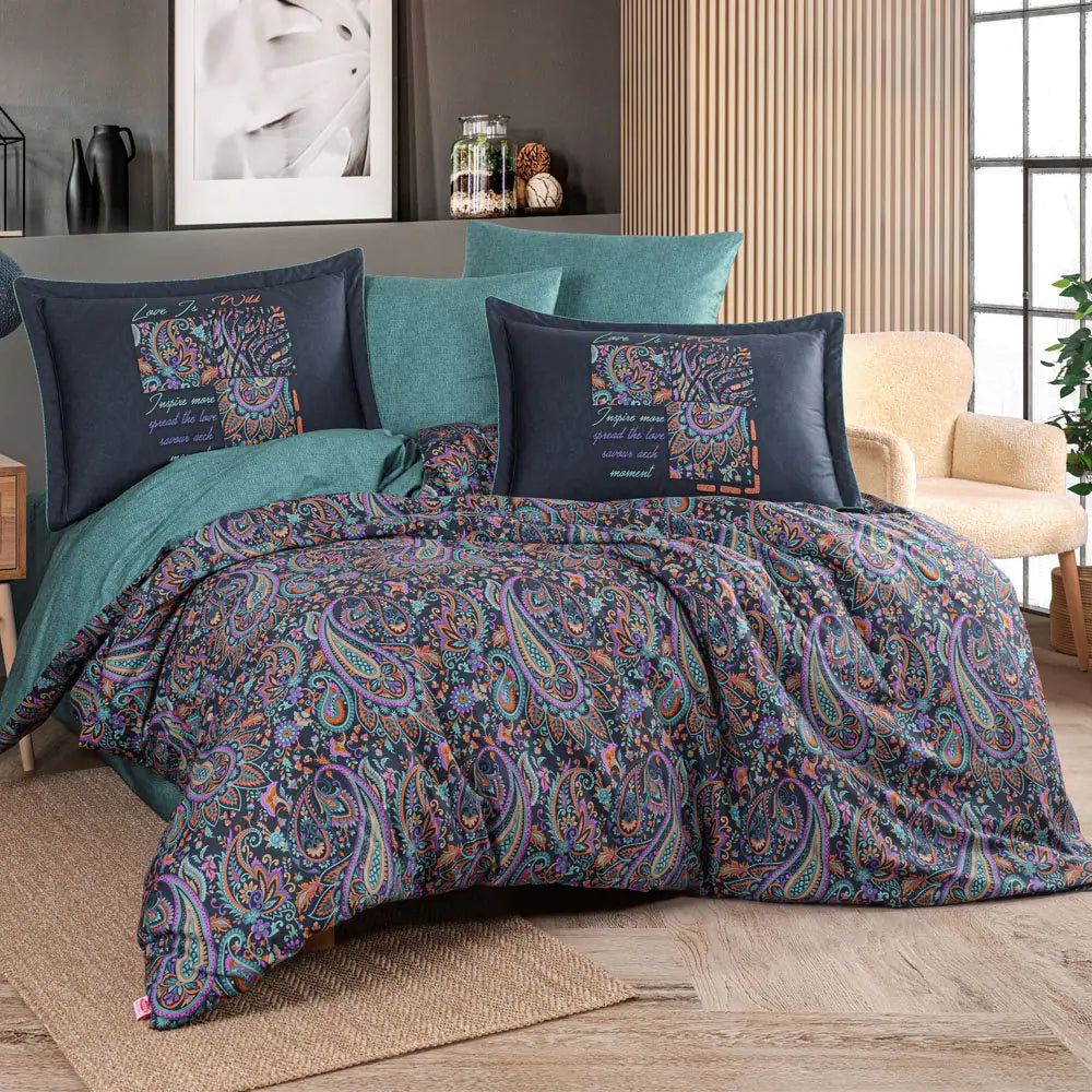 Hobby Clementina Double 300TC Satin Duvet Cover Set ( LOW STOCK)