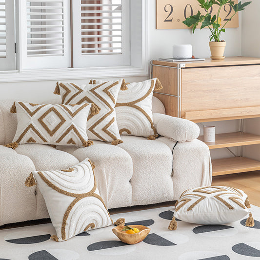 Home Tufted BohAemian Pillow Cover