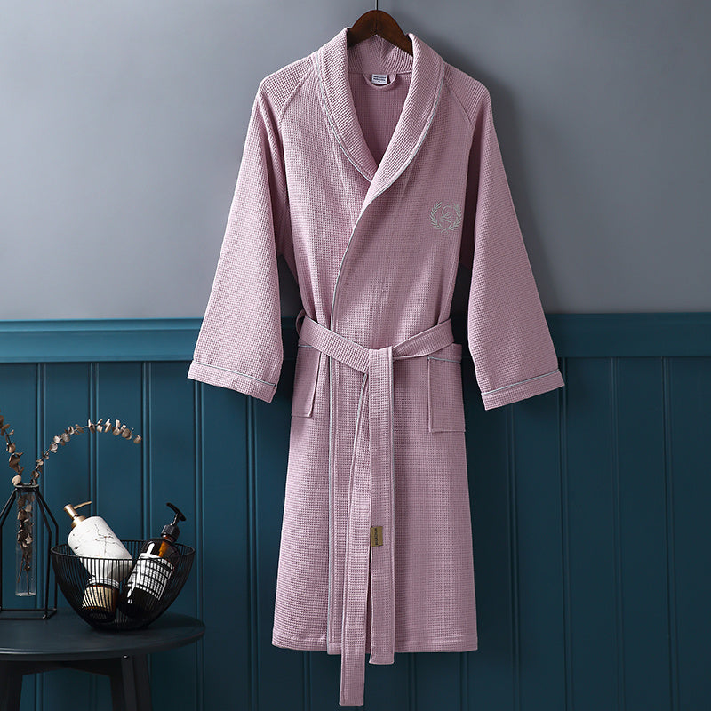 Quick-drying Men's Women's Long Bathrobe