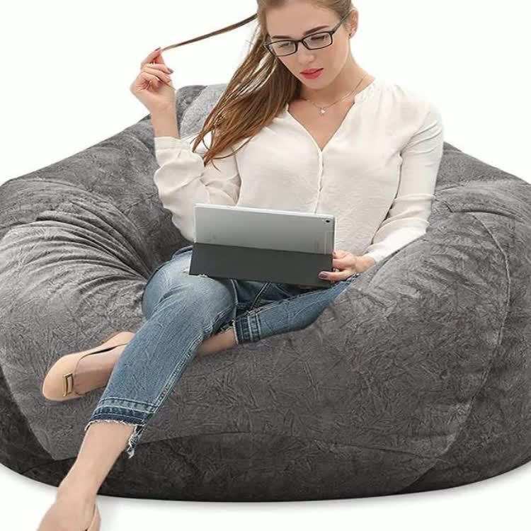 Lazy Sofa Bean Bag Cloth Cover