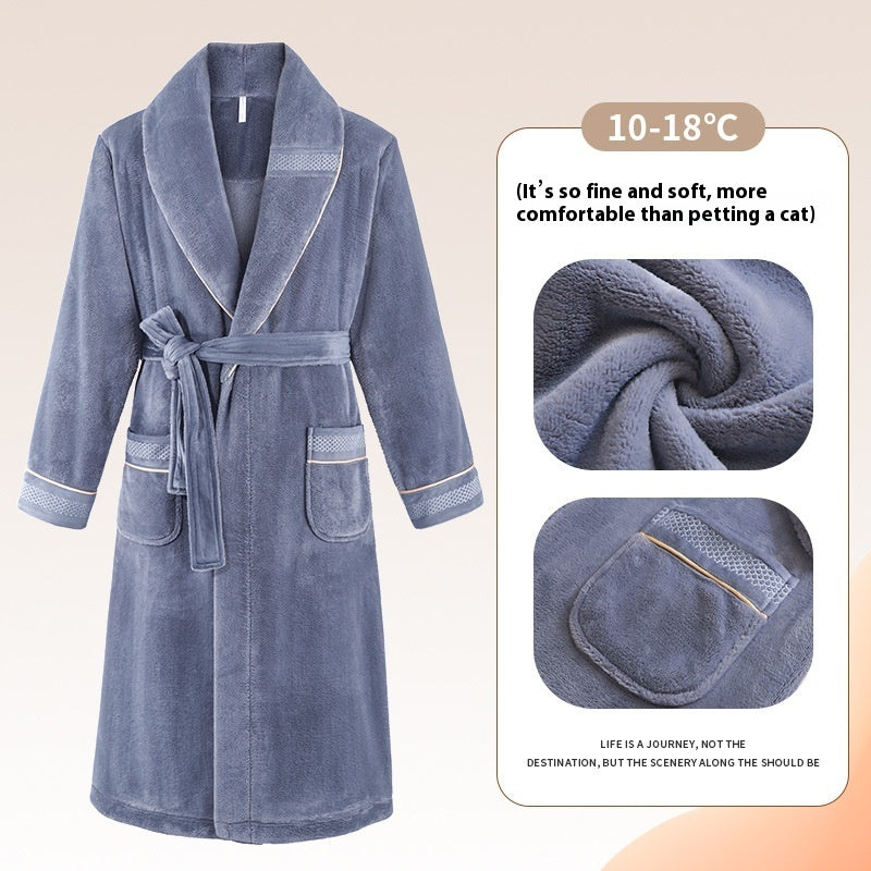 Winter Fleece Lining Plus Size Milk Fiber Homewear