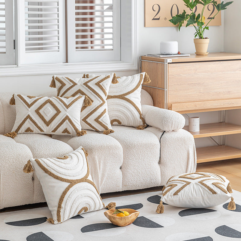 Home Tufted BohAemian Pillow Cover