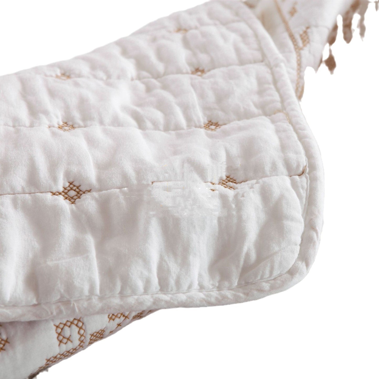 Cotton Retro Classic Solid Color
Bedding Three-piece Set