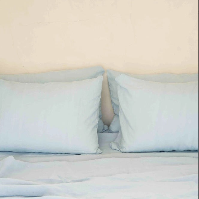 Ins Style Solid Color Linen Pillowcase