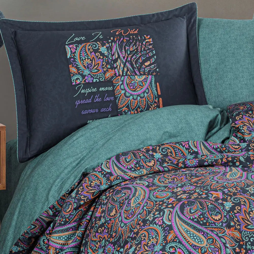 Hobby Clementina Double 300TC Satin Duvet Cover Set ( LOW STOCK)