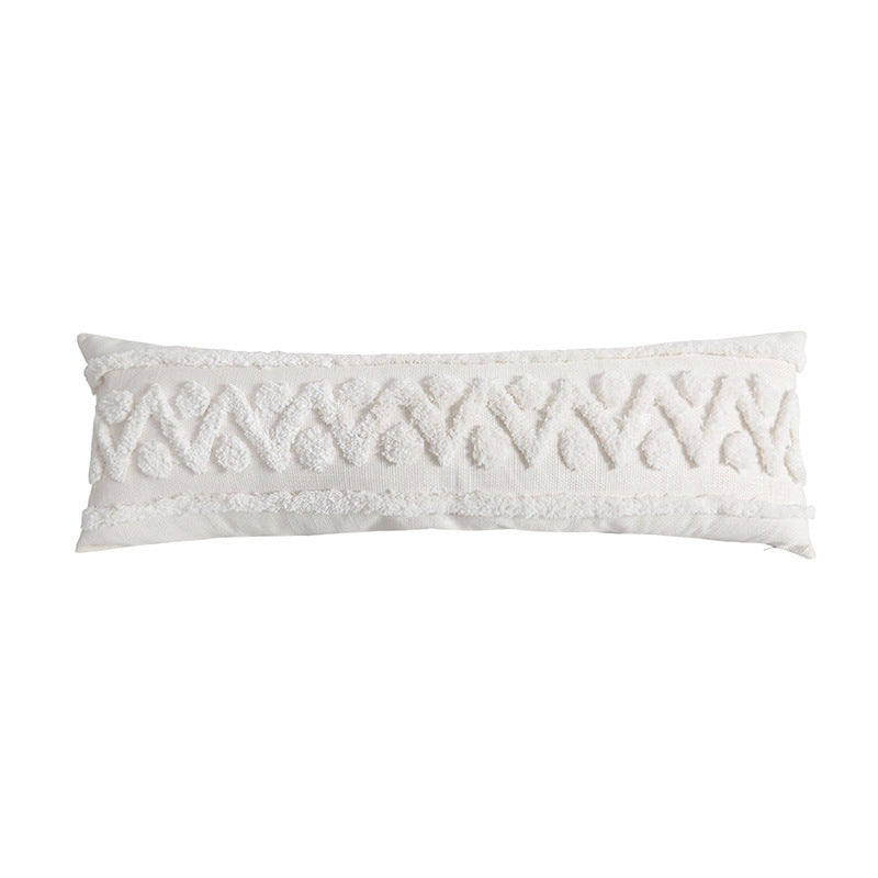 Blue Geometric Tufted
Pillow Extensions