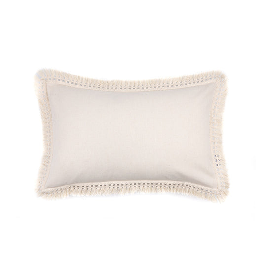 Fringed Pillow Case
 Decorative Cushion Cover