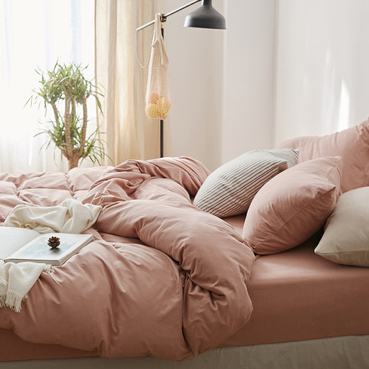 Denim Four Piece Soft Pure Cotton Quilt Cover