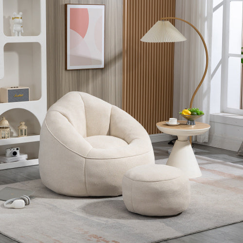 Bedding Bean Bag Sofa Chair With Padded Foam