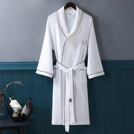 Quick-drying Men's Women's Long Bathrobe